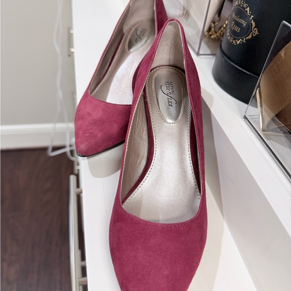 Alfani Women's Burgundy Heels